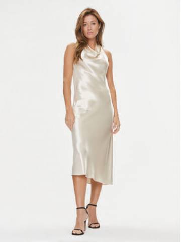 Calvin Klein Коктейльна сукня Naia K20K206160 Бежевий Regular Fit Calvin Klein Коктейльна сукня Naia K20K206160 Бежевий Regular Fit