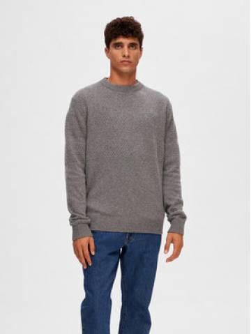 Selected Homme Светр 16090155 Сірий Regular Fit Selected Homme Светр 16090155 Сірий Regular Fit