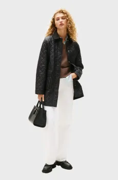 Женская черная куртка PADDED Черный M Tommy Hilfiger WW0WW46448