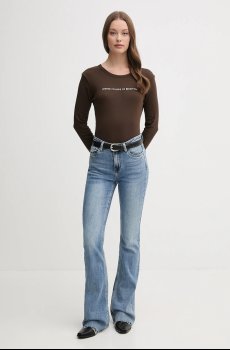 Хлопковый лонгслив United Colors of Benetton