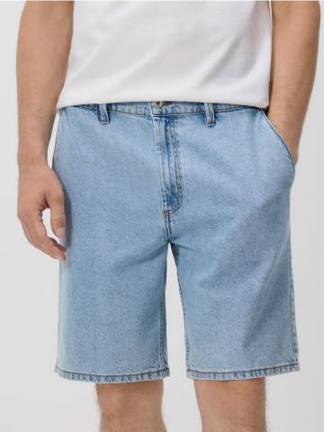 Reserved - Джинсові шорти прямого крою - синій - 6827H-05J