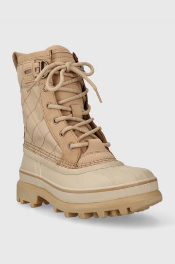 Зимние сапоги Sorel CARIBOU ROYAL WP цвет бежевый 2048771 Зимние сапоги Sorel CARIBOU ROYAL WP цвет бежевый 2048771