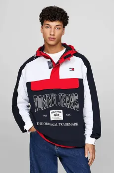 Мужской анорак TJM ARCHIVE CHICAGO POPOVER EXT Разноцветный XL Tommy Jeans DM0DM18902