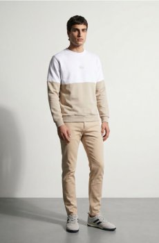 Бавовняні джинси slim fit - лаймовий