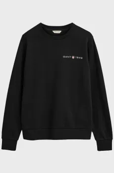 Женский черный свитшот REG PRINTED GRAPHIC Черный XS Gant 4200754