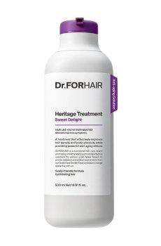 Увлажняющая маска-кондиционер Dr.FORHAIR Heritage Treatment Sweet Delight для тонких волос, 500 мл