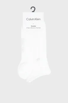 Женские белые носки (2 пары) SNEAKER PELERINE Белый ONESIZE Calvin Klein 701238121