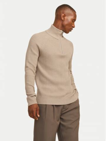 Jack&Jones Светр Pannel 12258473 Бежевий Regular Fit Jack&Jones Светр Pannel 12258473 Бежевий Regular Fit