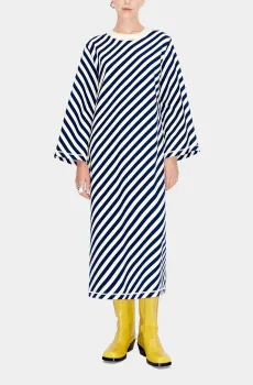 Женское платье в полоску Разноцветный M Bimba Y Lola 232BR9063.10420