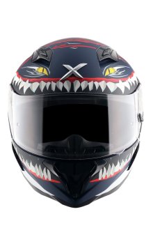 AXOR Hunter Shark Printed Scratch Resistant Full Face Helmet