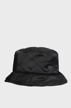 Женская черная панама DIAMOND QUILT Черный ONESIZE Calvin Klein K60K611512