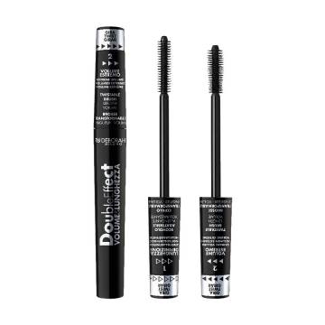 Тушь-трансформер для ресниц Deborah Double Effect Volume&Lunghezza Black, 8 мл Тушь-трансформер для ресниц Deborah Double Effect Volume&Lunghezza Black, 8 мл