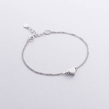 Серебряный браслет "Сердечко" 905-01433 Серебряный браслет "Сердечко" 905-01433