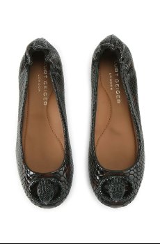 Кожаные балетки Kurt Geiger London Chelsea Ballerina