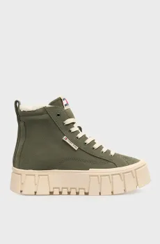 Женские оливковые хайтопы VULC Оливковый 41 Tommy Jeans EN0EN02894