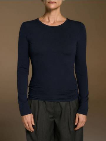 Reserved - LADIES` T-SHIRT - темно-синій - 737GL-59X Reserved - LADIES` T-SHIRT - темно-синій - 737GL-59X