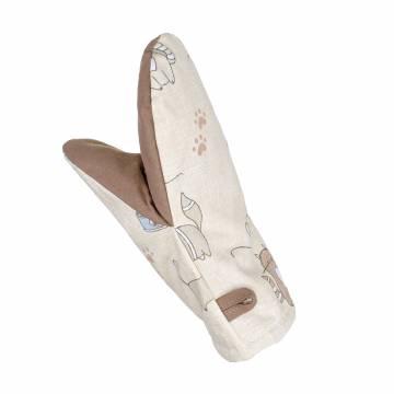Перчатка кухонная Home Line Кот на кухне, песочная, 16*28 см (полупанама) (175300) Перчатка кухонная Home Line Кот на кухне, песочная, 16*28 см (полупанама) (175300)