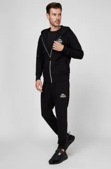 Мужской черный спортивный костюм (худи, брюки) Черный S Lonsdale 116068