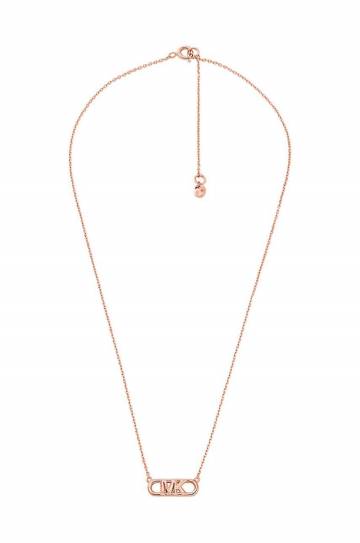 Серебряное колье с позолотой Michael Kors MKC164200791 Серебряное колье с позолотой Michael Kors MKC164200791