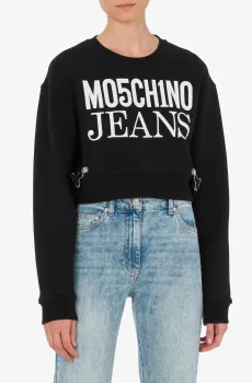 Женский черный свитшот Черный S Moschino A1705.3756;1555