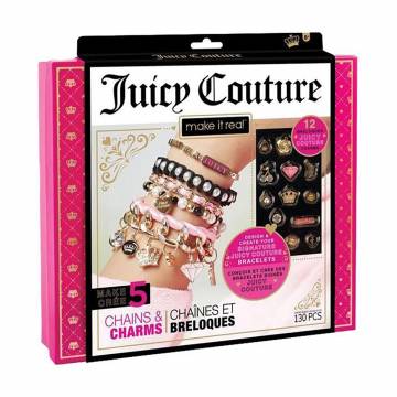 Набор для создания шарм-браслетов Make it Real Juicy Couture Королевский шарм, от 8 лет, 25*5.5*28 см (MR4404) Набор для создания шарм-браслетов Make it Real Juicy Couture Королевский шарм, от 8 лет, 25*5.5*28 см (MR4404)