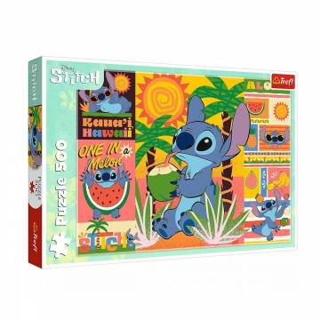 Пазлы Trefl Disney Stitch Каникулы со Стичем, от 10 лет, 500 элементов (37483) Пазлы Trefl Disney Stitch Каникулы со Стичем, от 10 лет, 500 элементов (37483)