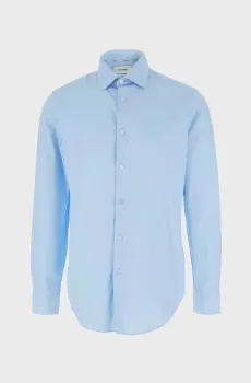 Мужская голубая рубашка REG ESNTL Голубой 41 Calvin Klein LV019EU001