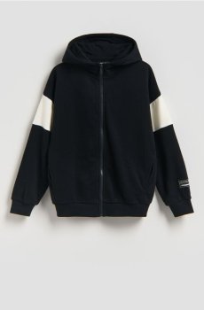 Reserved - Бавовняне худі - чорний - 650HR-99X