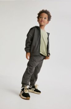 Reserved - Бавовняні джоггери - темно-сірий - 180FI-90X