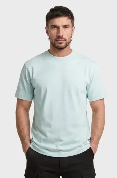 Мужская голубая футболка GS-01 washed Голубой L G-Star RAW D29114,E417