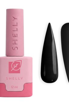 Гель-лак для ногтей Shelly 02 Ultra Black, 12 мл