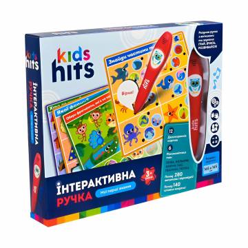 Интерактивная ручка Kids Hits Мои первые знания, с 12 двусторонними карточками, от 3 лет, 27*22*4 см (KH60/001) Интерактивная ручка Kids Hits Мои первые знания, с 12 двусторонними карточками, от 3 лет, 27*22*4 см (KH60/001)