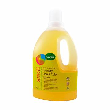 Средство для стирки Sonett Color Mint & Lemon для цветных тканей, 21 стирка, 1.5 л Средство для стирки Sonett Color Mint & Lemon для цветных тканей, 21 стирка, 1.5 л