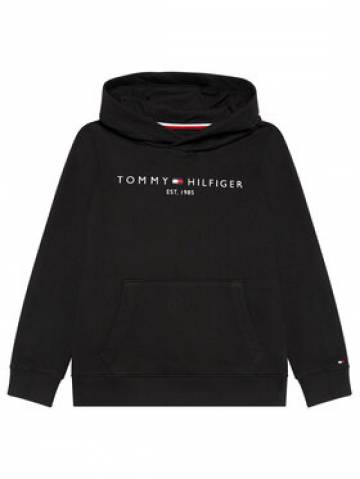 Tommy Hilfiger Світшот Essential Hoody KS0KS00213 Чорний Regular Fit Tommy Hilfiger Світшот Essential Hoody KS0KS00213 Чорний Regular Fit