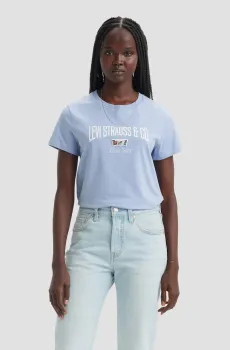 Женская голубая футболка Голубой XS Levi’s® 17369;2801