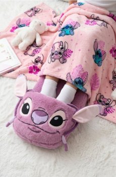 Ковдра і грілка для ніг Lilo & Stitch - рожевий