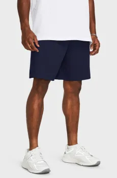 Мужские темно-синие шорты UA Rival Waffle Short Синий S Under Armour 1383107-410