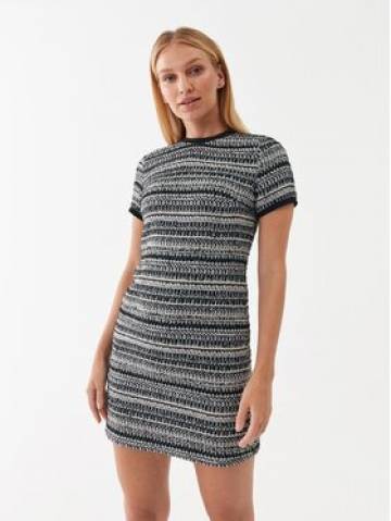 Silvian Heach Повсякденна сукня GPA23384VE Чорний Regular Fit Silvian Heach Повсякденна сукня GPA23384VE Чорний Regular Fit