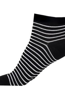 Детские носки Siela KS2 Basic 002 Black полоски, короткие, размер 22