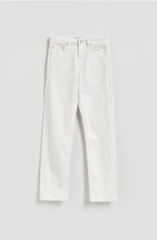 Reserved - Джинси рівного крою - білий - 750FZ-00J