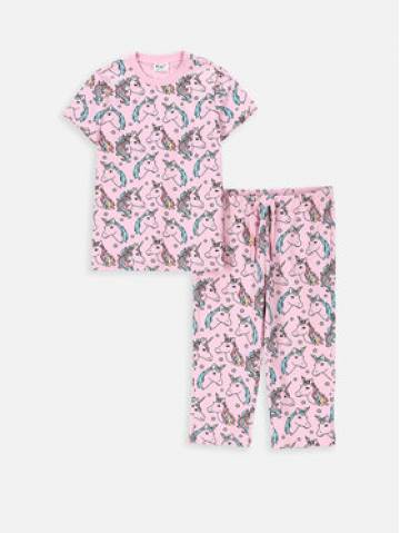 Coccodrillo Піжама WC4448217PJS Рожевий Regular Fit Coccodrillo Піжама WC4448217PJS Рожевий Regular Fit