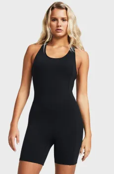 Женский черный комбинезон Meridian Shorts Bodysuit Черный L Under Armour 1384050-001