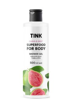 Гель для душа Tink Superfood For Body Guava & Mint Shower Gel Гуава-мята, 500 мл