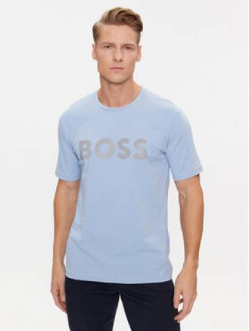 Boss Футболка Tee 8 50501195 Блакитний Regular Fit Boss Футболка Tee 8 50501195 Блакитний Regular Fit