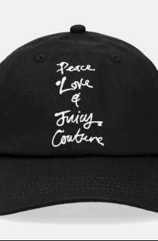 Хлопковая кепка Juicy Couture PEACE LOVE AND JUICY CAP
