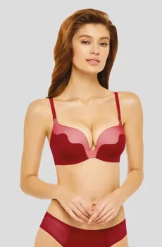 Женский красный бюстгальтер Красный 70C MARC&ANDRE A8-2548