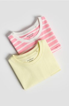 Reserved - Бавовняні футболки, 2 шт. - різнобарвний - 404HU-MLC