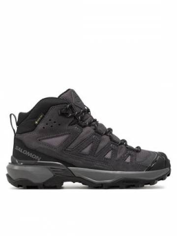 Salomon Трекінгові черевики X Ultra 360 Leather Mid Gore-Tex L47571100 Сірий Salomon Трекінгові черевики X Ultra 360 Leather Mid Gore-Tex L47571100 Сірий