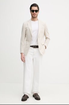 Пиджак с добавлением льна BOSS Hutson