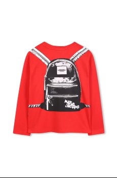 Хлопковый детский лонгслив Marc Jacobs